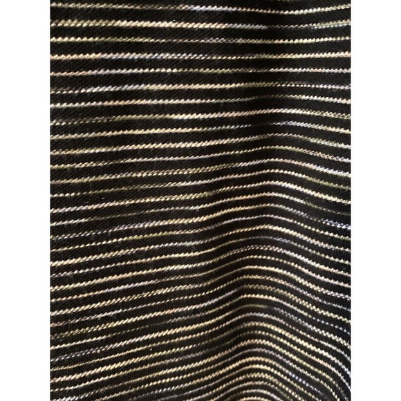 Chaps Ralph Lauren size XL black striped Polo 100% cotton short sleeve - Picture 7 of 7